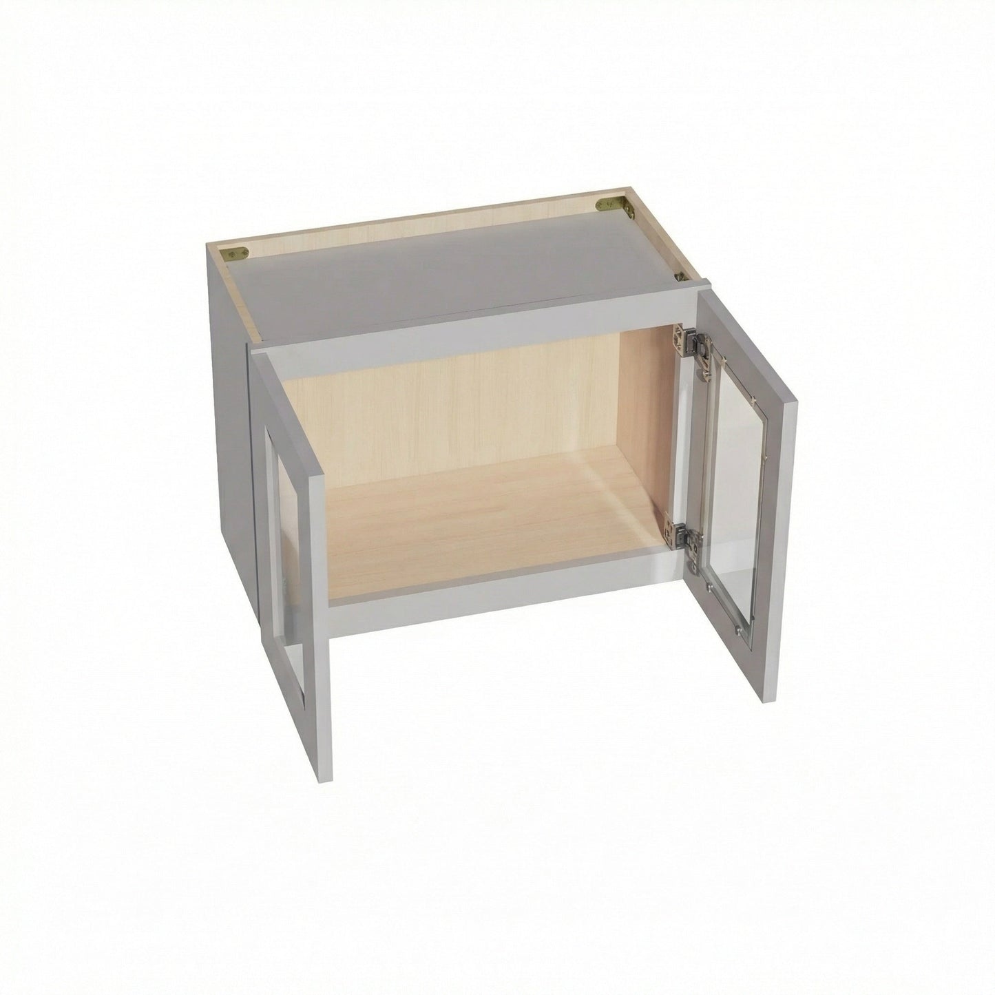 Shaker Bridge Wall Cabinet 24" (W2418GD) · Ardelle - Ash - Interior