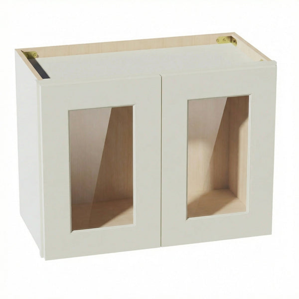 Shaker Bridge Wall Cabinet 24" (W2418GD) · Tallis - Swan White - Hero