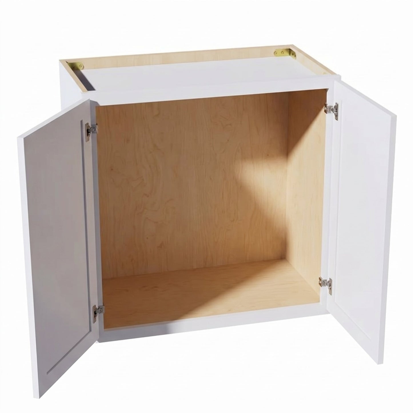 Slim Shaker Bridge Wall Cabinet 24" (W2421) · Slim - Frost - Interior