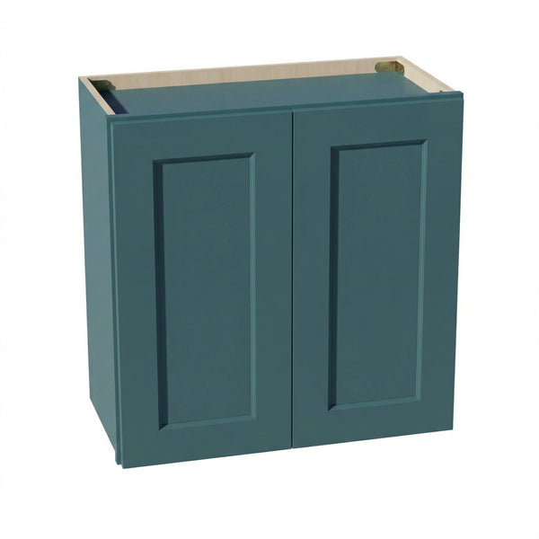 Shaker Bridge Wall Cabinet 24" (W2421) · Tallis - Fairy Green - Hero