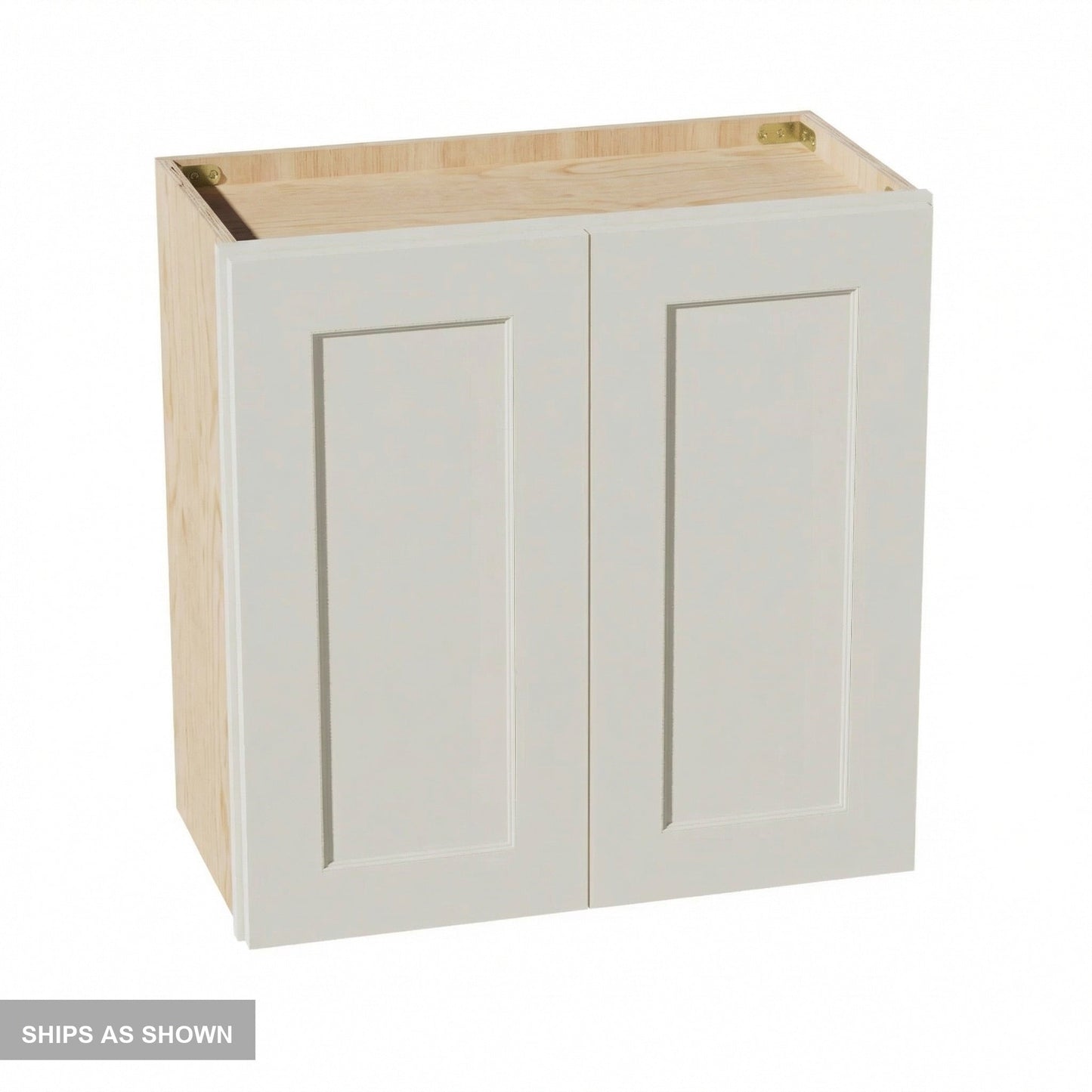 Shaker Bridge Wall Cabinet 24" (W2421) · Tallis - Swan White - Flat Pack