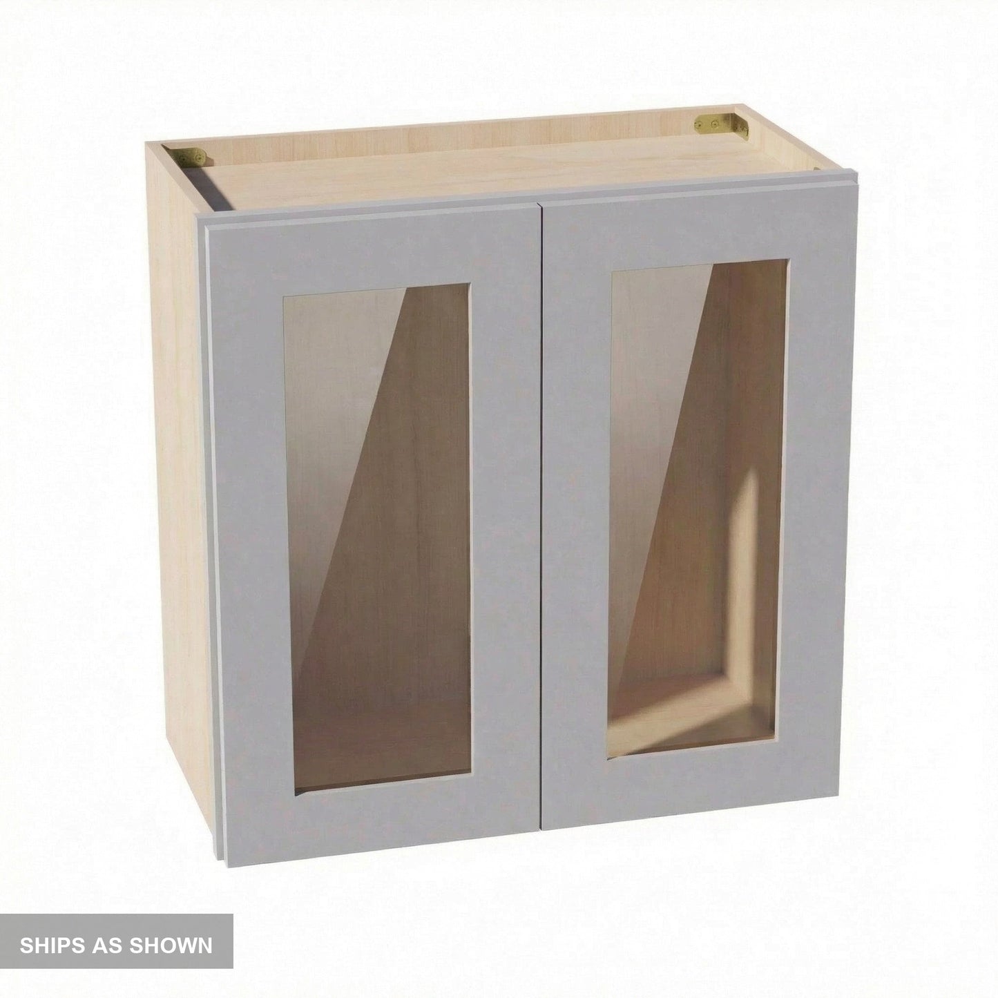 Shaker Bridge Wall Cabinet 24" (W2421GD) · Ardelle - Ash - Flat Pack