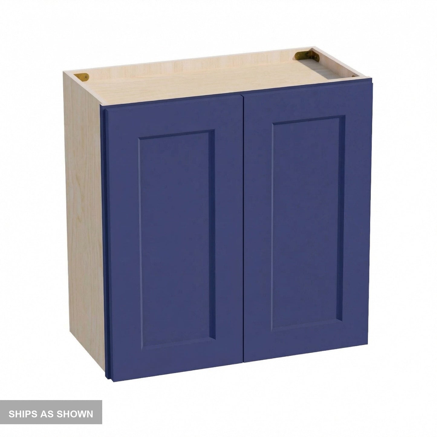 Shaker Bridge Wall Cabinet 24" (W2424) · Ardelle - Blue - Flat Pack
