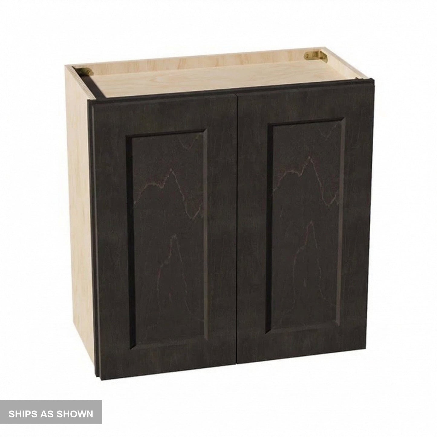 Shaker Bridge Wall Cabinet 24" (W2424) · Ardelle - Charcoal - Flat Pack
