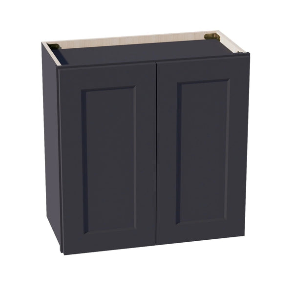 Shaker Bridge Wall Cabinet 24" (W2424) · Ardelle - Ebony - Hero