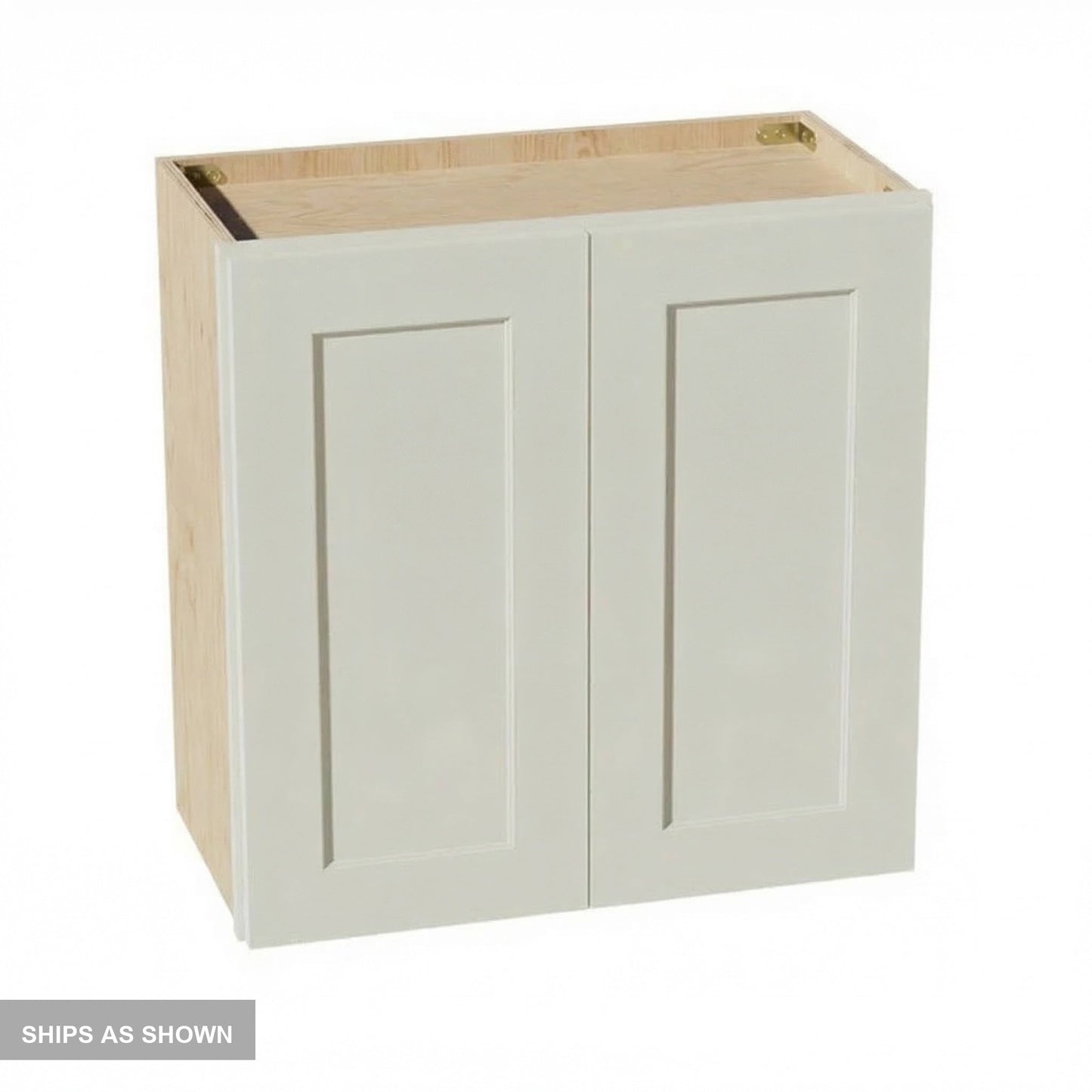 Shaker Bridge Wall Cabinet 24" (W2424) · Tallis - Swan White - Flat Pack