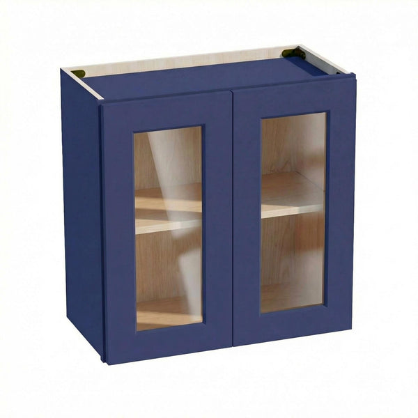 Shaker Bridge Wall Cabinet 24" (W2424GD) · Ardelle - Blue - Hero