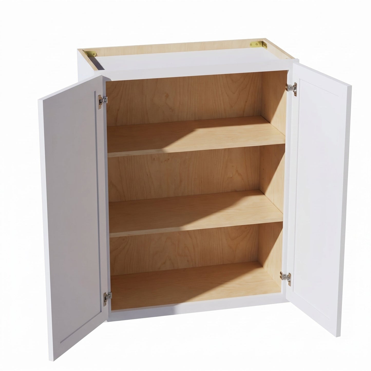 Slim Shaker Wall Cabinet 24" (W2430) · Slim - Frost - Interior