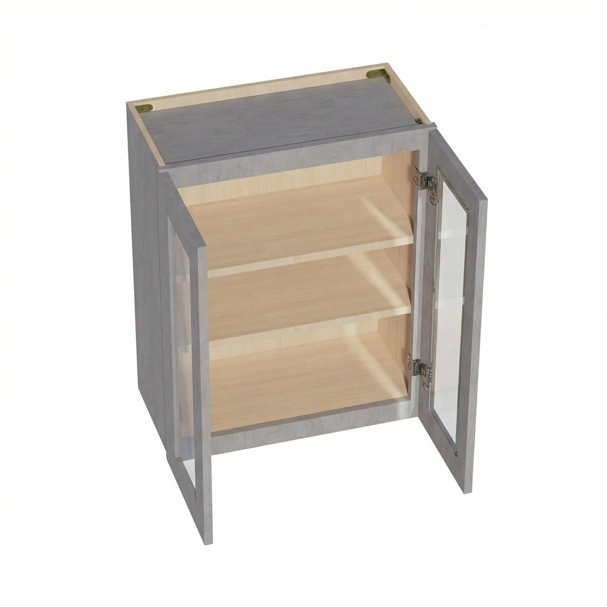 Shaker Glass Door Wall Cabinet 24" (W2430GD) · Ardelle