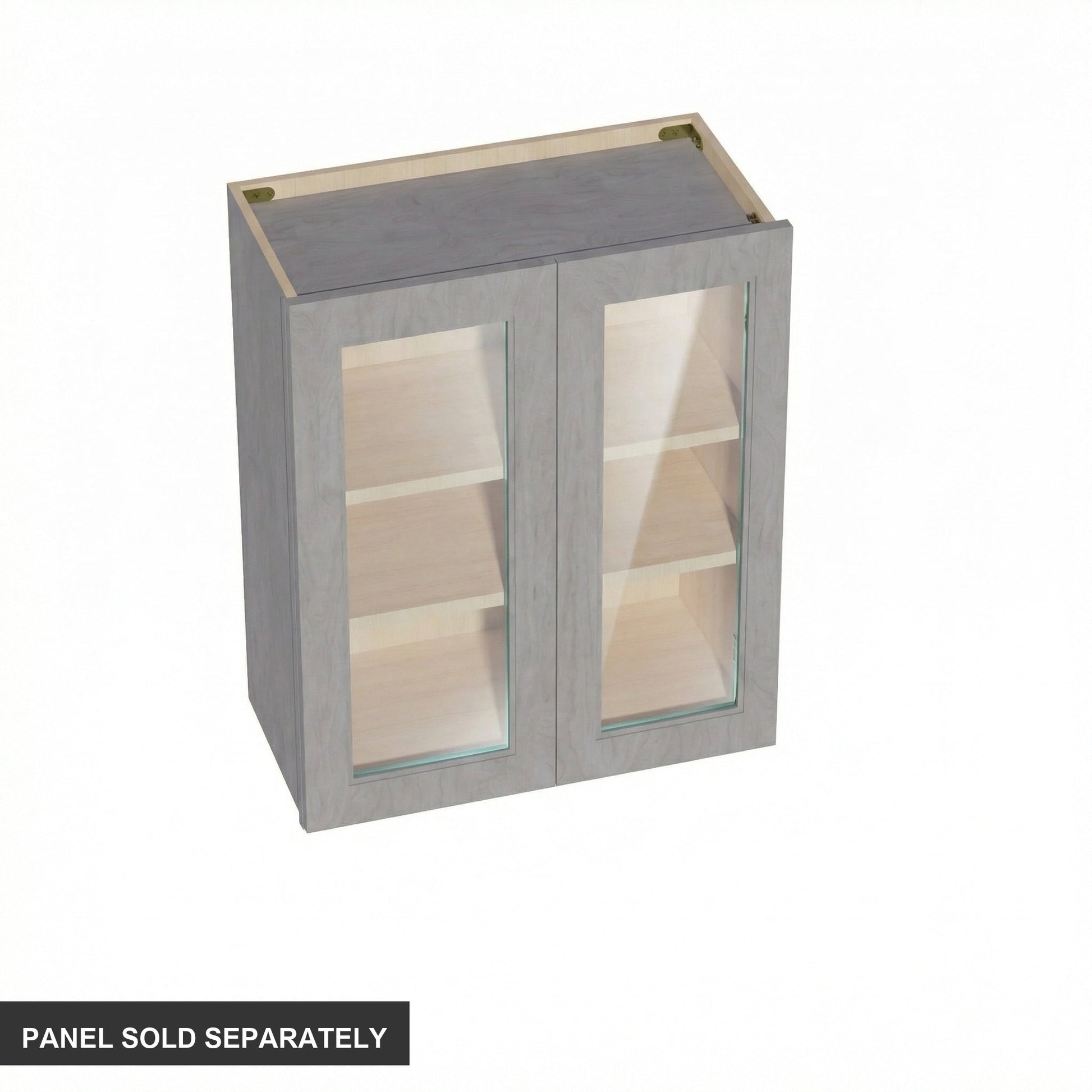 Shaker Glass Door Wall Cabinet 24" (W2430GD) · Ardelle