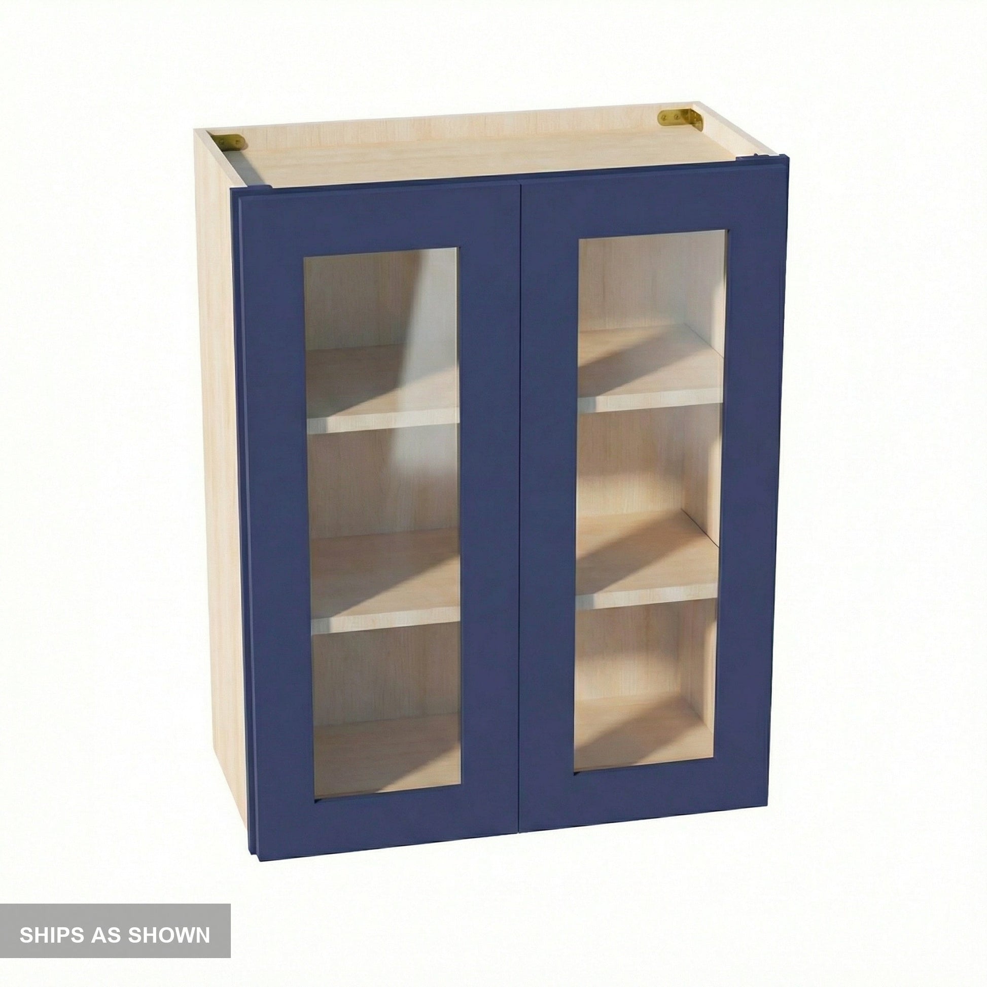 Shaker Glass Door Wall Cabinet 24" (W2430GD) · Ardelle