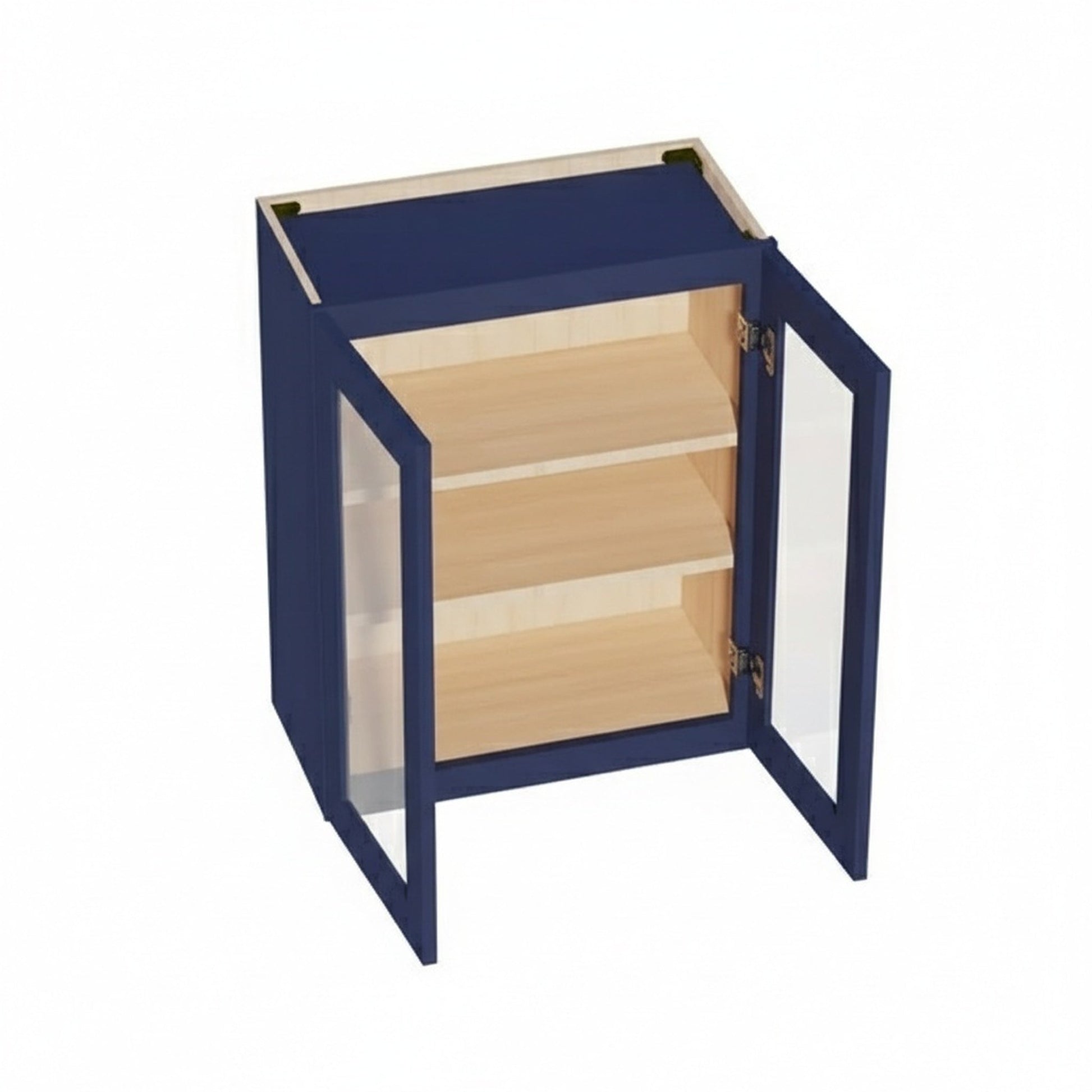 Shaker Glass Door Wall Cabinet 24" (W2430GD) · Ardelle