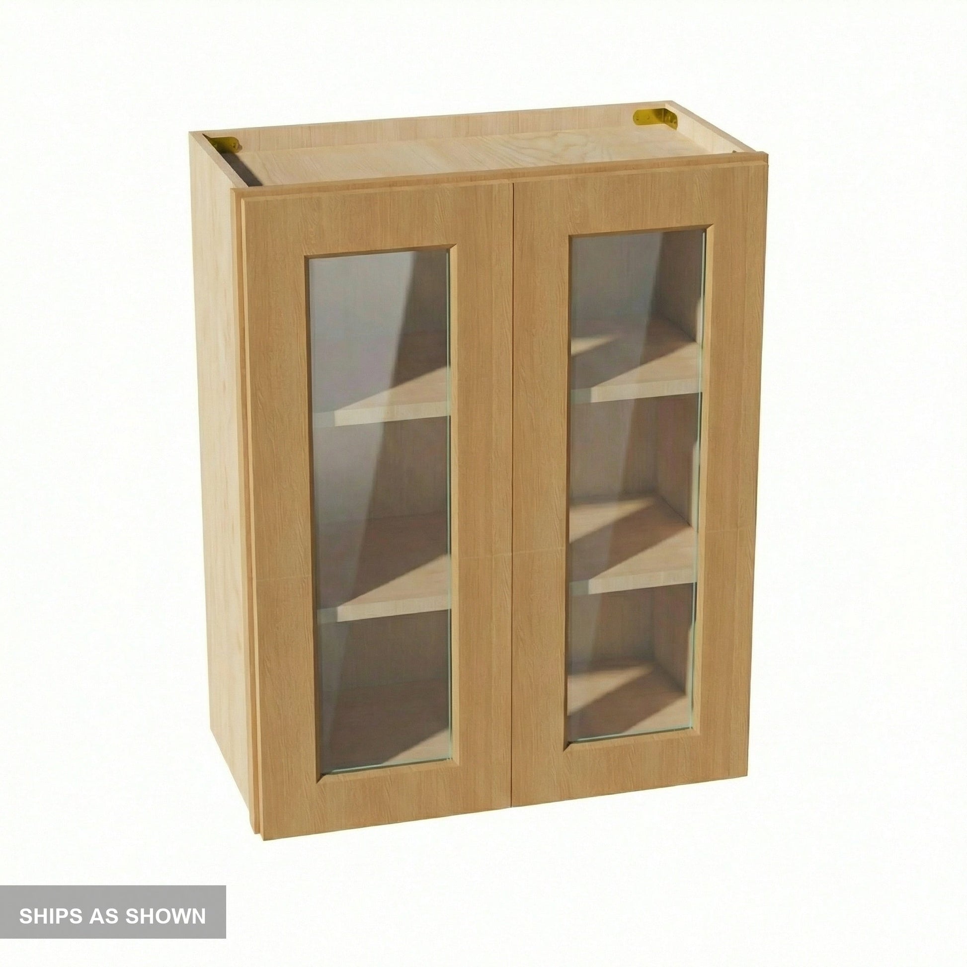 Shaker Glass Door Wall Cabinet 24" (W2430GD) · Ardelle