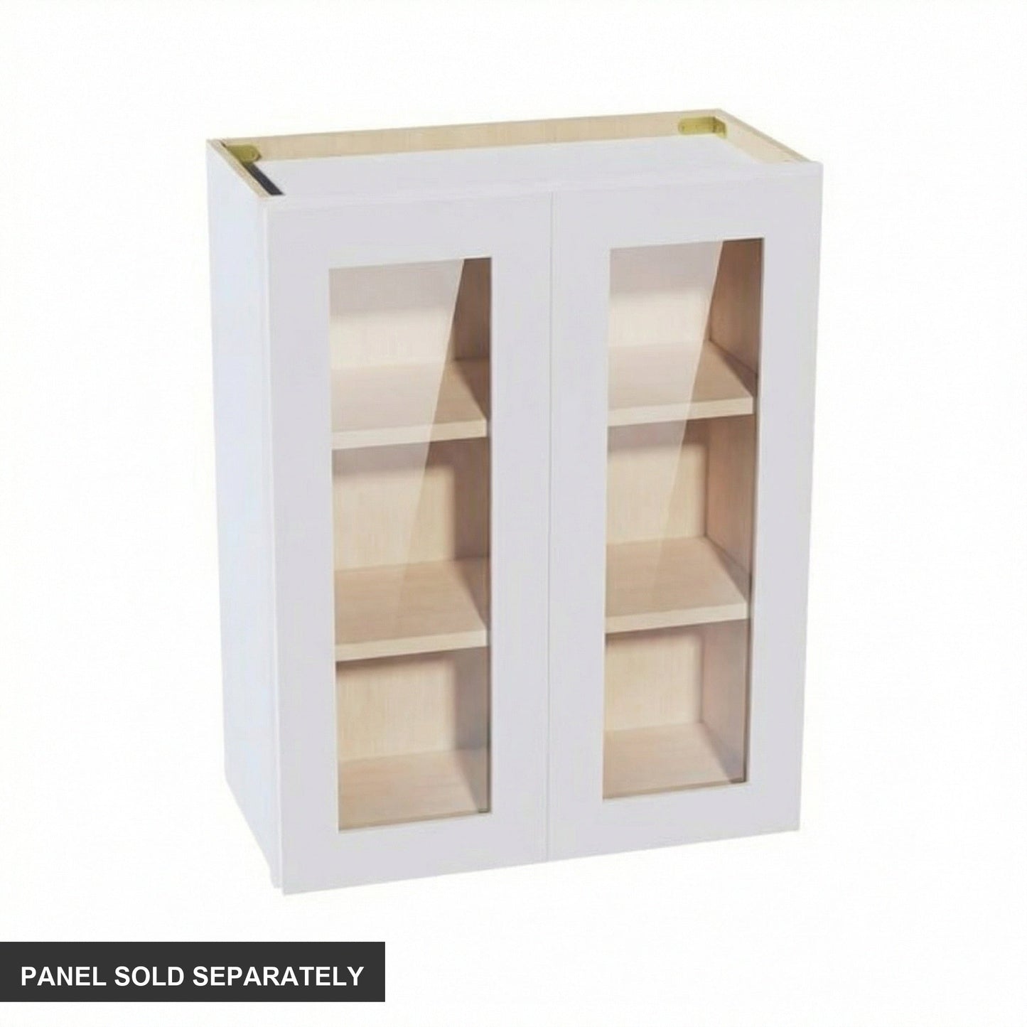 Shaker Glass Door Wall Cabinet 24" (W2430GD) · Ardelle - White - Product