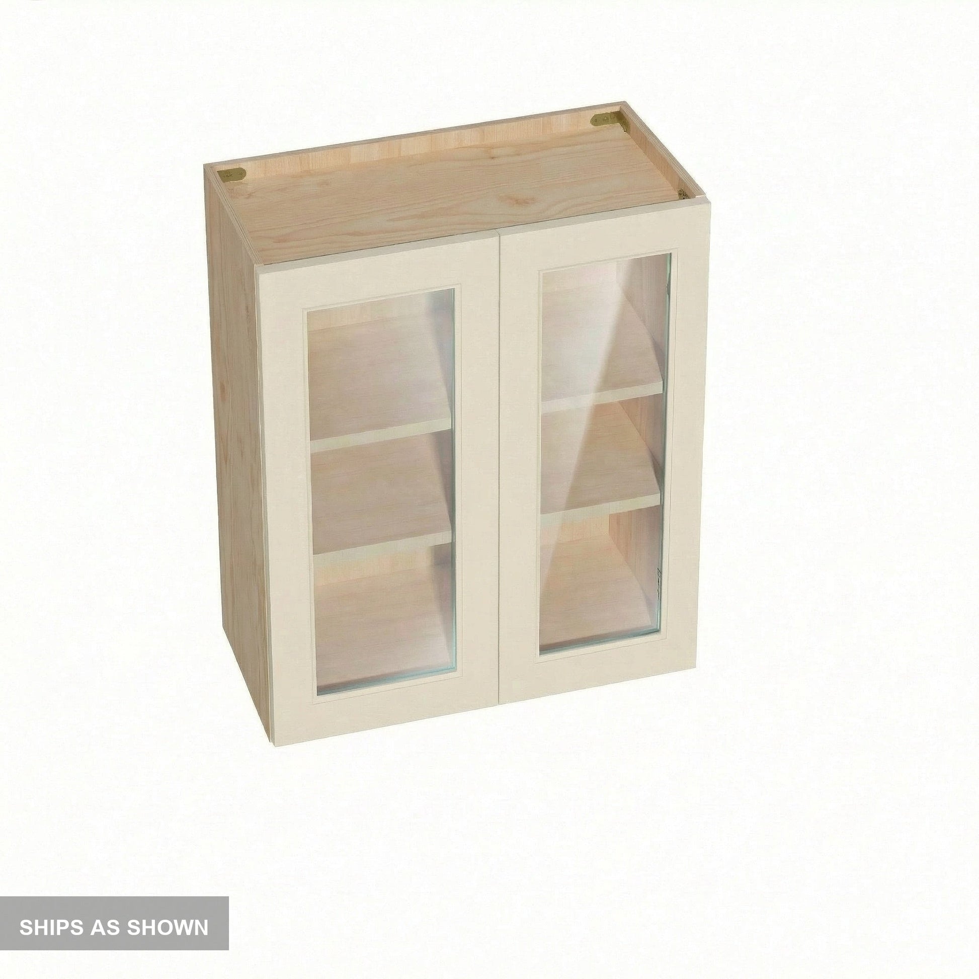 Shaker Glass Door Wall Cabinet 24" (W2430GD) · Tallis