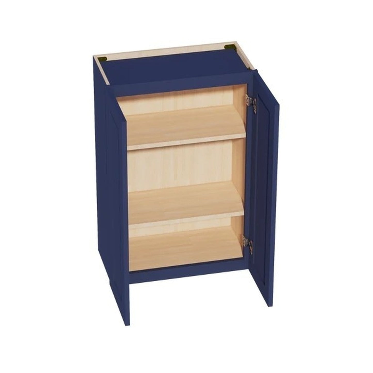 Shaker Wall Cabinet 24" (W2436) · Ardelle - Blue - Interior