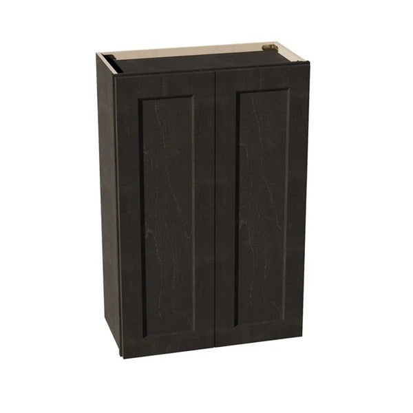 Shaker Wall Cabinet 24" (W2436) · Ardelle - Charcoal - Hero