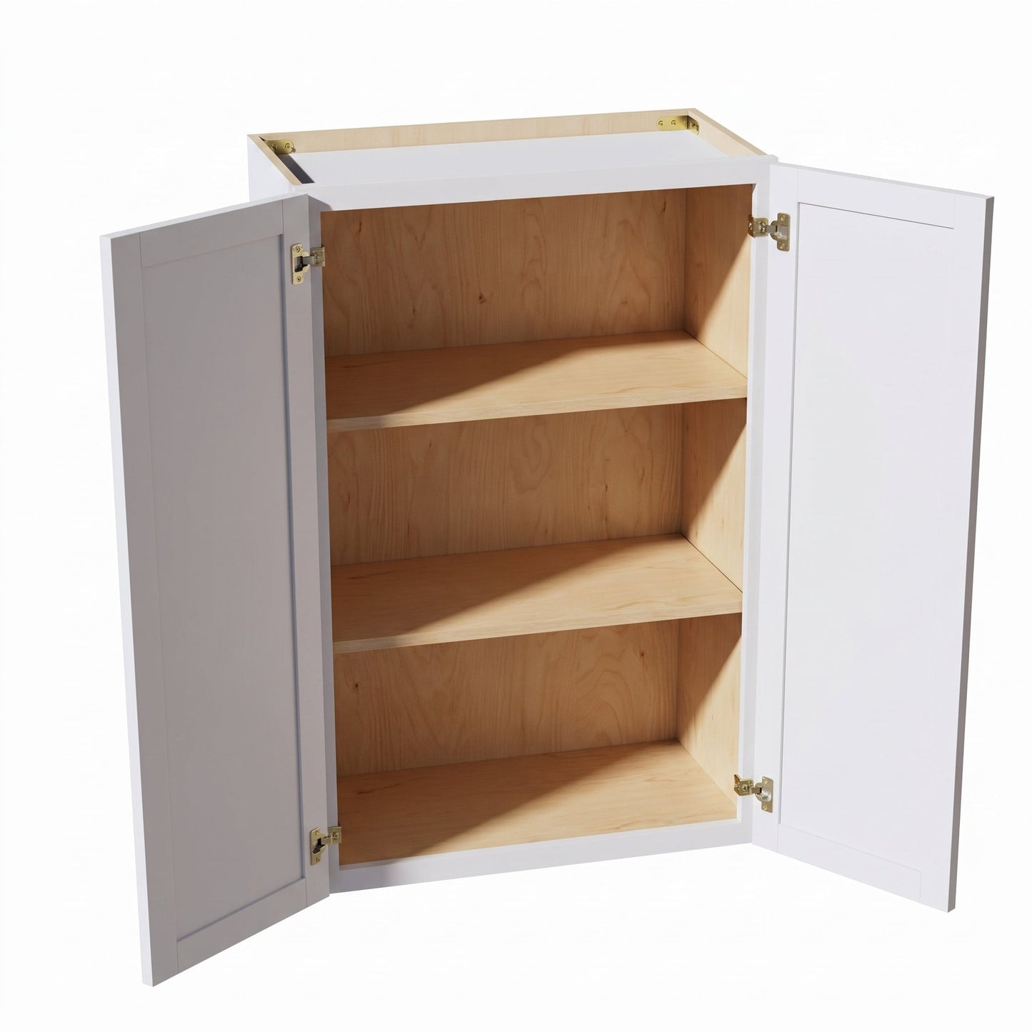 Slim Shaker Wall Cabinet 24" (W2436) · Slim - Frost - Interior