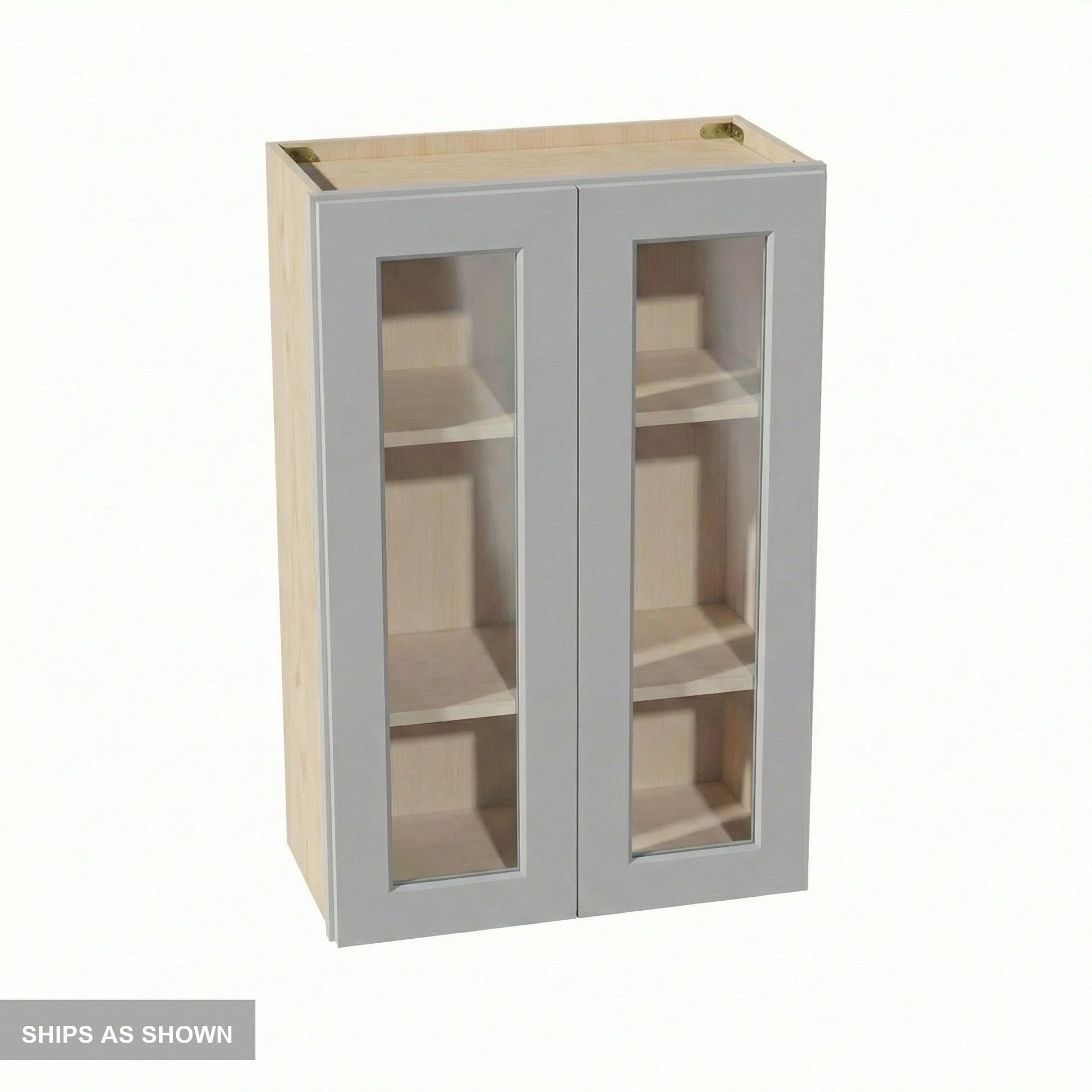 Shaker Glass Door Wall Cabinet 24" (W2436GD) · Ardelle