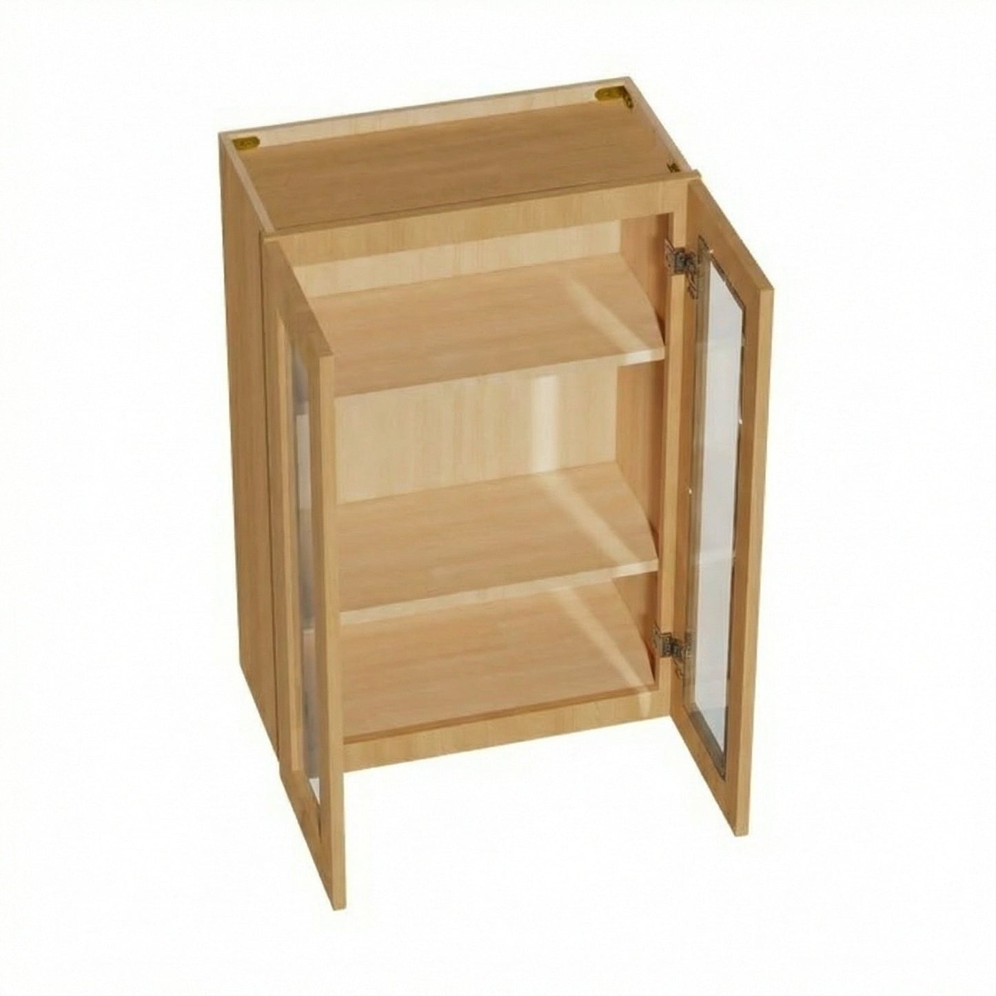 Shaker Glass Door Wall Cabinet 24" (W2436GD) · Ardelle - Timber - Interior