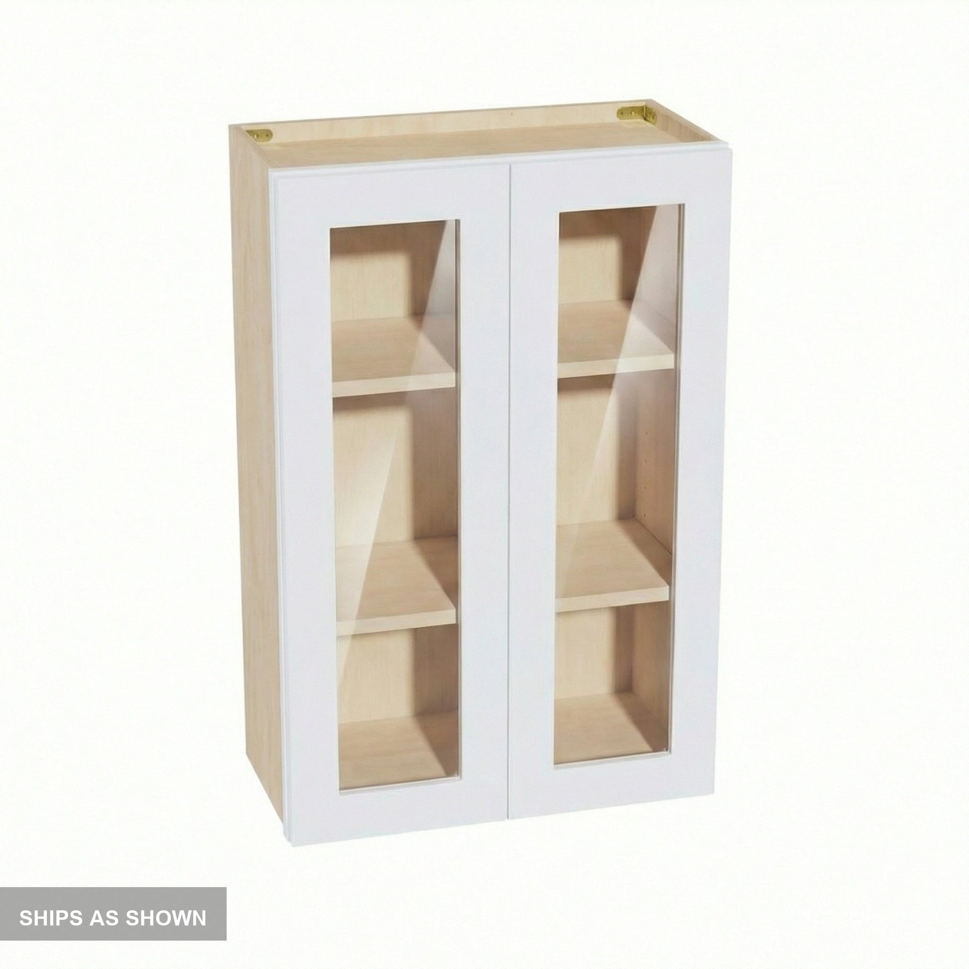 Shaker Glass Door Wall Cabinet 24" (W2436GD) · Ardelle