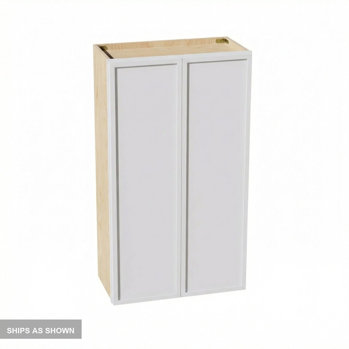 Slim Shaker Wall Cabinet 24" (W2442) · Slim - Frost - Flat Pack