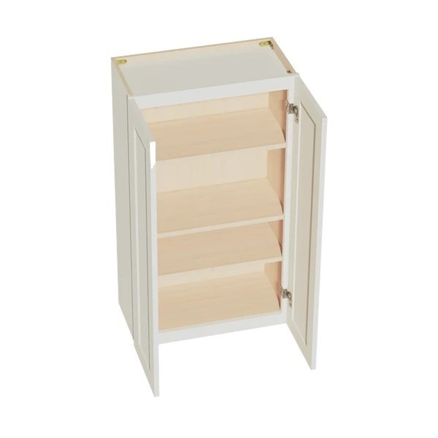 Shaker Wall Cabinet 24" (W2442) · Tallis - Swan White - Interior