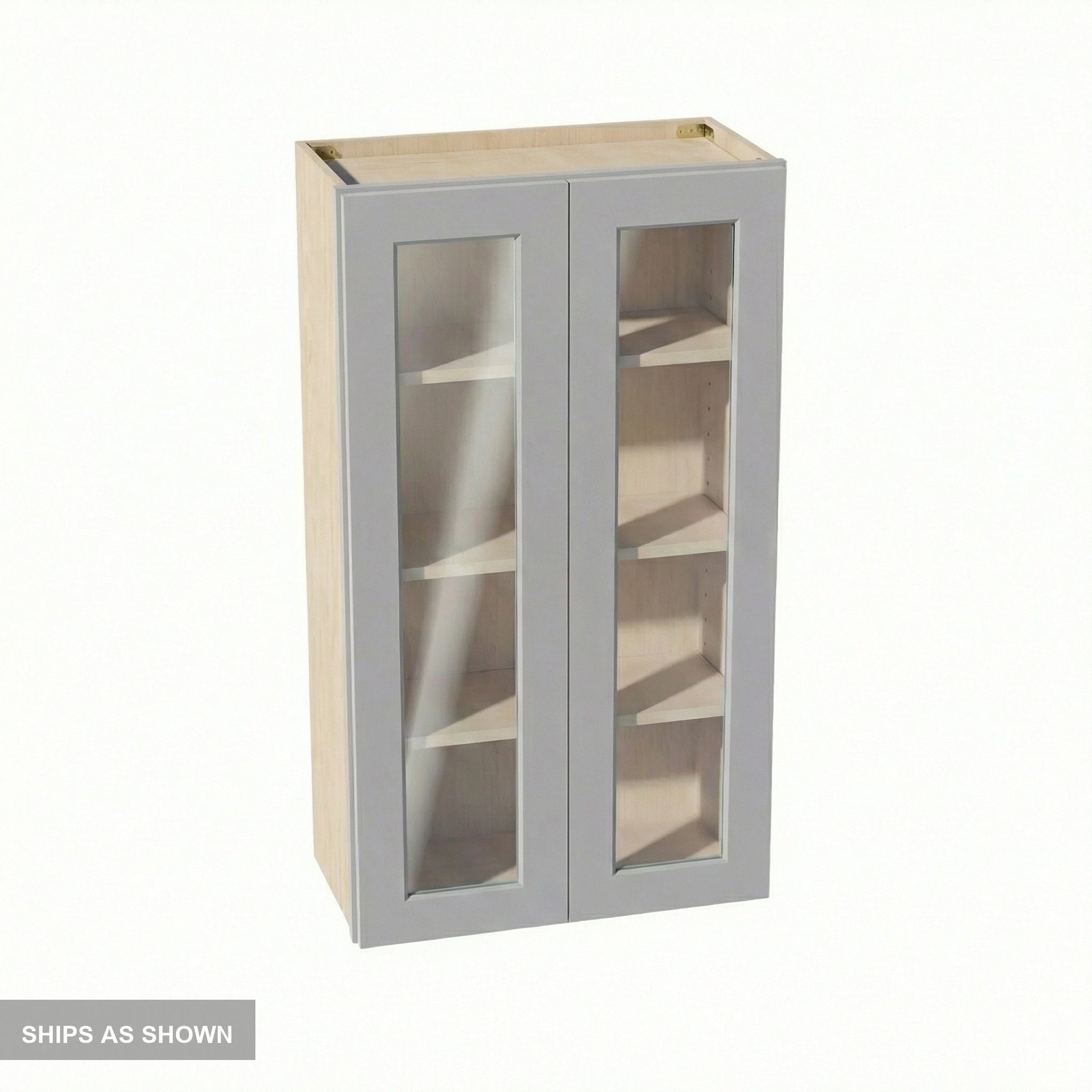 Shaker Glass Door Wall Cabinet 24" (W2442GD) · Ardelle