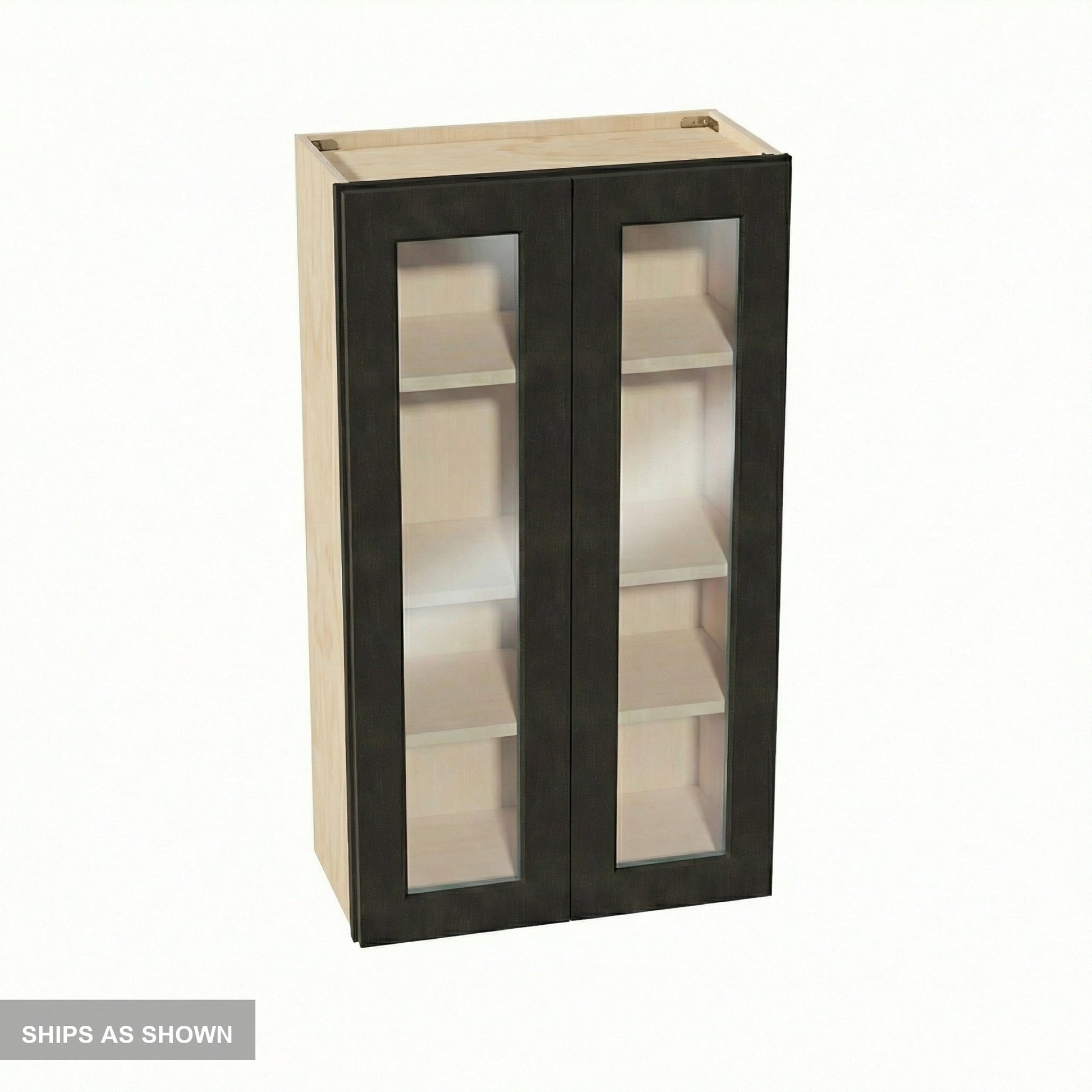 Shaker Glass Door Wall Cabinet 24" (W2442GD) · Ardelle