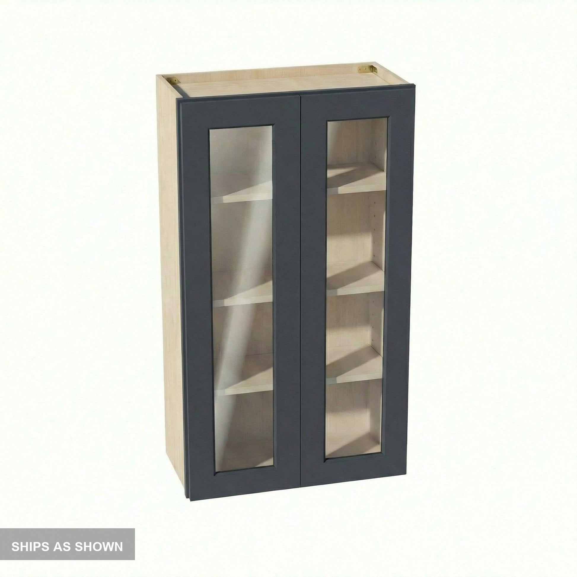 Shaker Glass Door Wall Cabinet 24" (W2442GD) · Ardelle