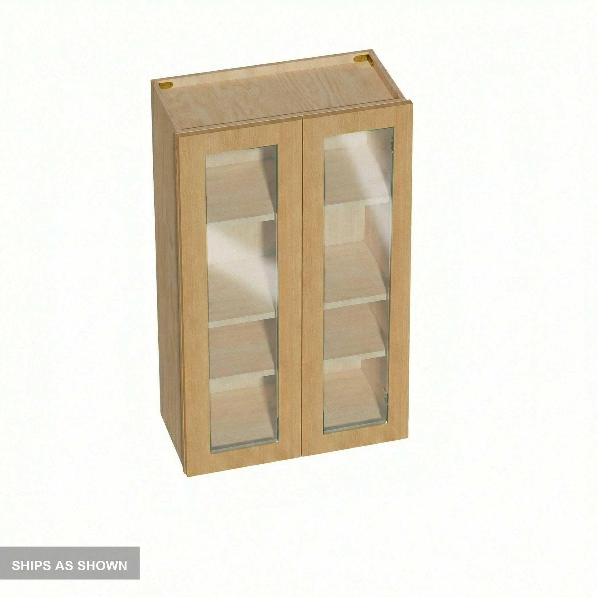 Shaker Glass Door Wall Cabinet 24" (W2442GD) · Ardelle