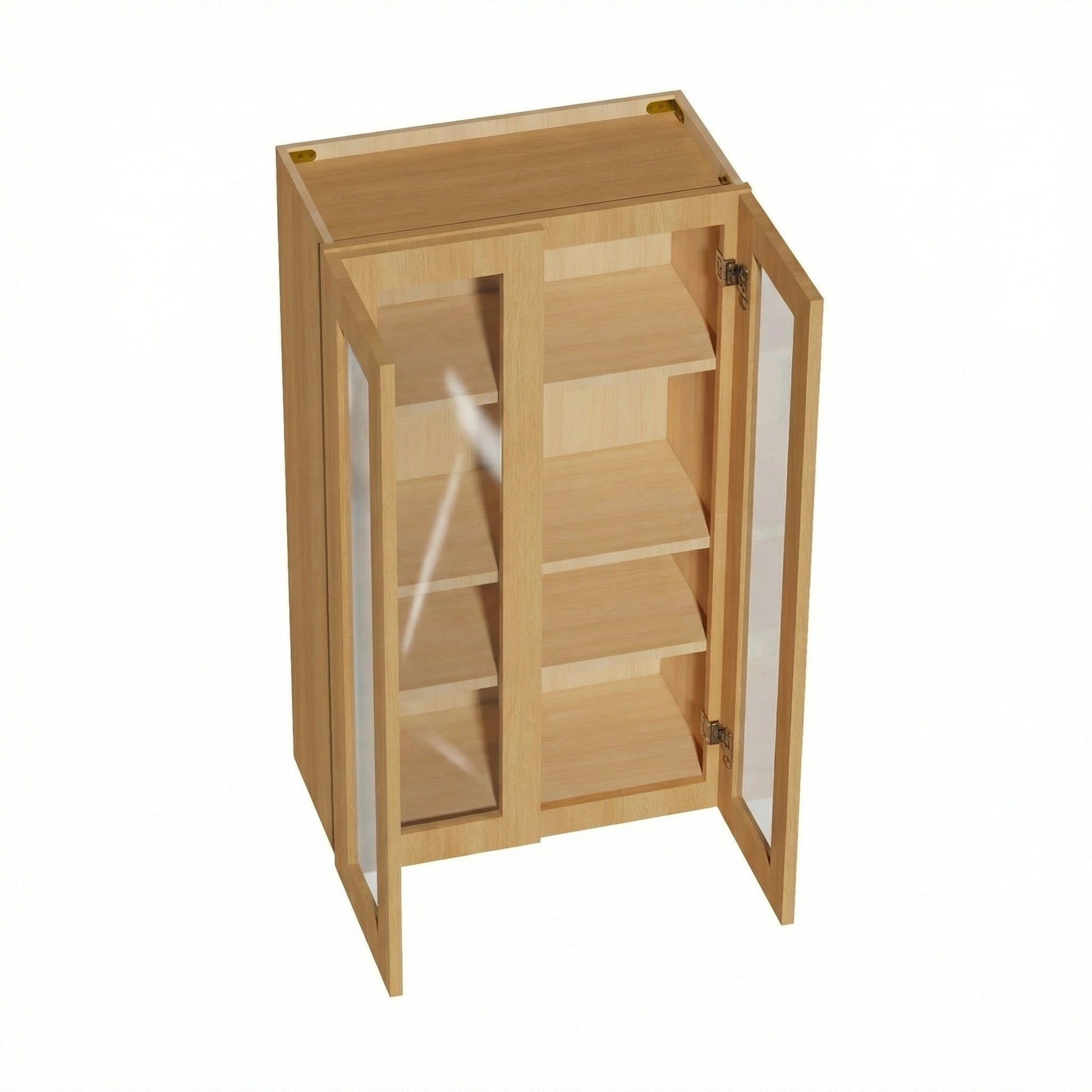 Shaker Glass Door Wall Cabinet 24" (W2442GD) · Ardelle
