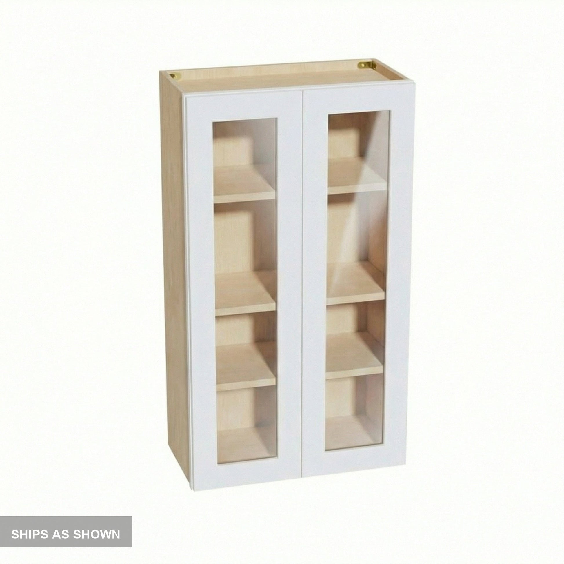 Shaker Glass Door Wall Cabinet 24" (W2442GD) · Ardelle