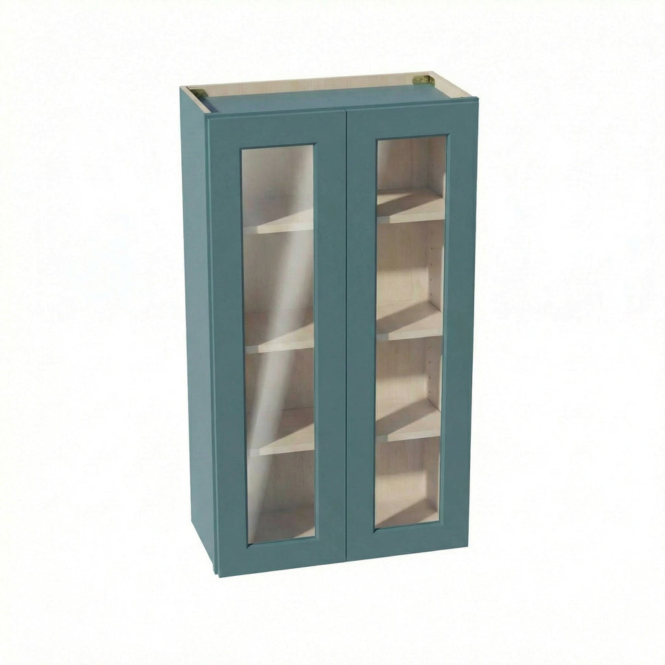 Shaker Glass Door Wall Cabinet 24" (W2442GD) · Tallis