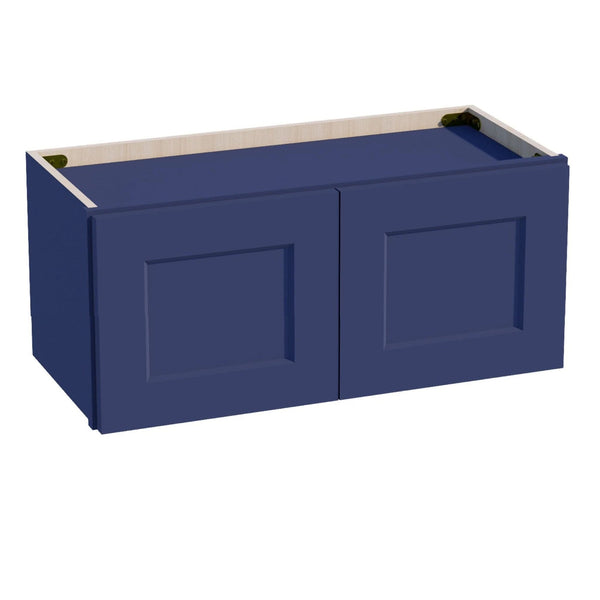 Shaker Bridge Wall Cabinet 27" (W2712) · Ardelle - Blue - Hero