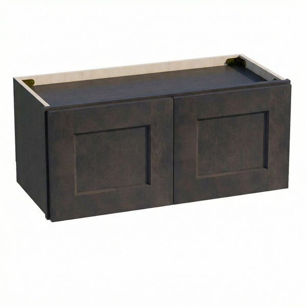 Shaker Bridge Wall Cabinet 27" (W2712) · Ardelle - Charcoal - Hero
