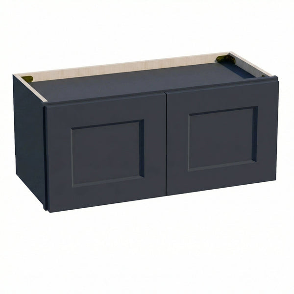 Shaker Bridge Wall Cabinet 27" (W2712) · Ardelle - Ebony - Hero