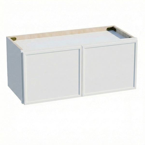 Slim Shaker Bridge Wall Cabinet 27" (W2712) · Slim - Frost - Hero