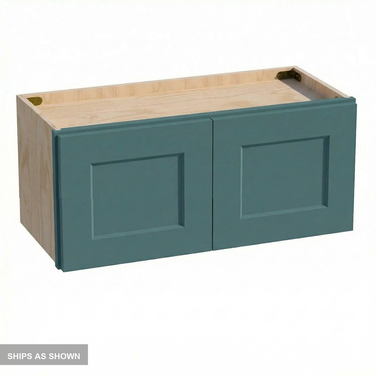 Shaker Bridge Wall Cabinet 27" (W2712) · Tallis - Fairy Green - Flat Pack