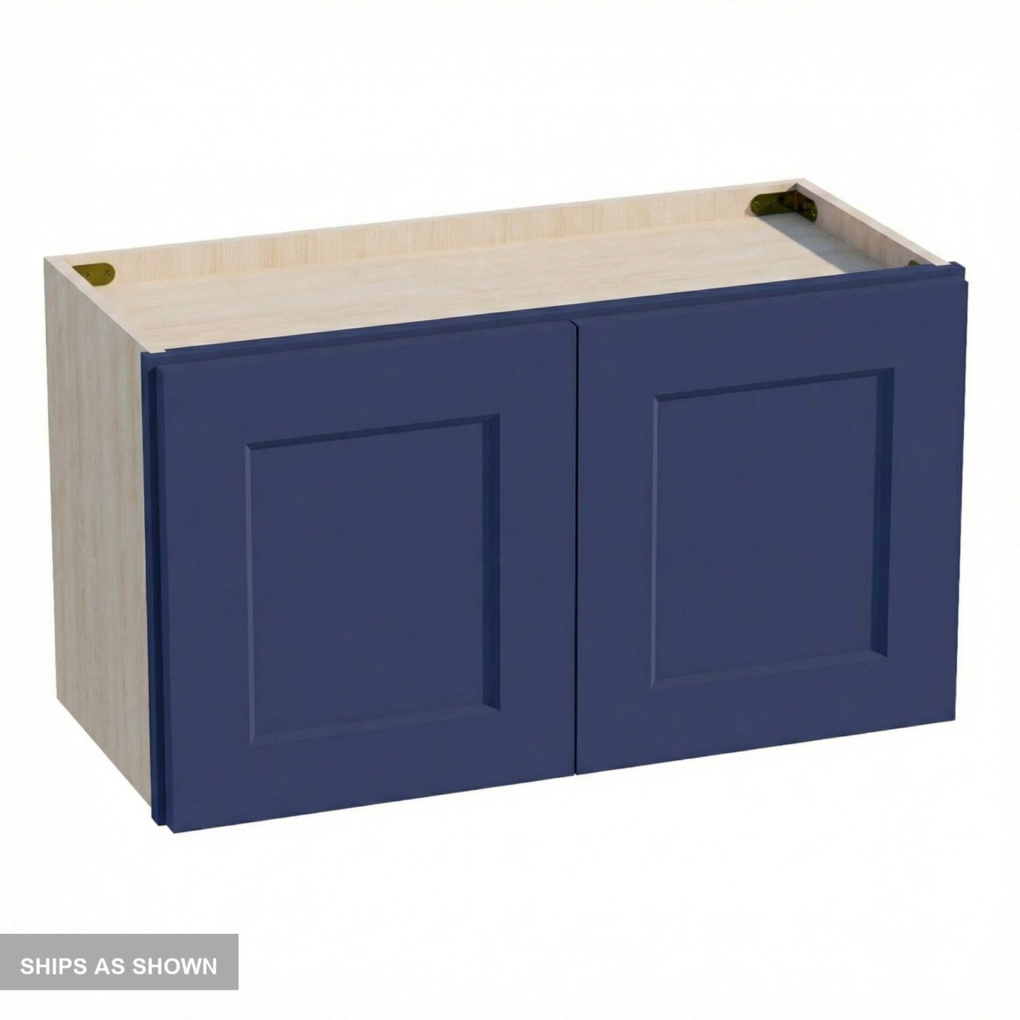 Shaker Bridge Wall Cabinet 27" (W2715) · Ardelle - Blue - Flat Pack