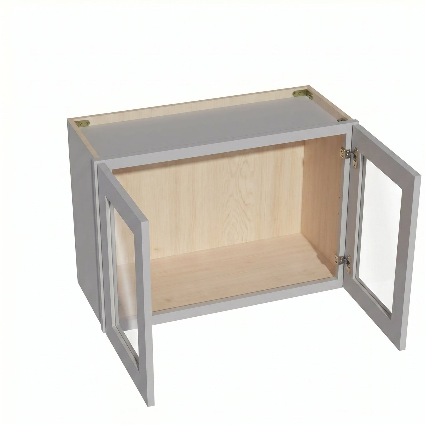 Shaker Bridge Wall Cabinet 27" (W2715GD) · Ardelle - Ash - Interior