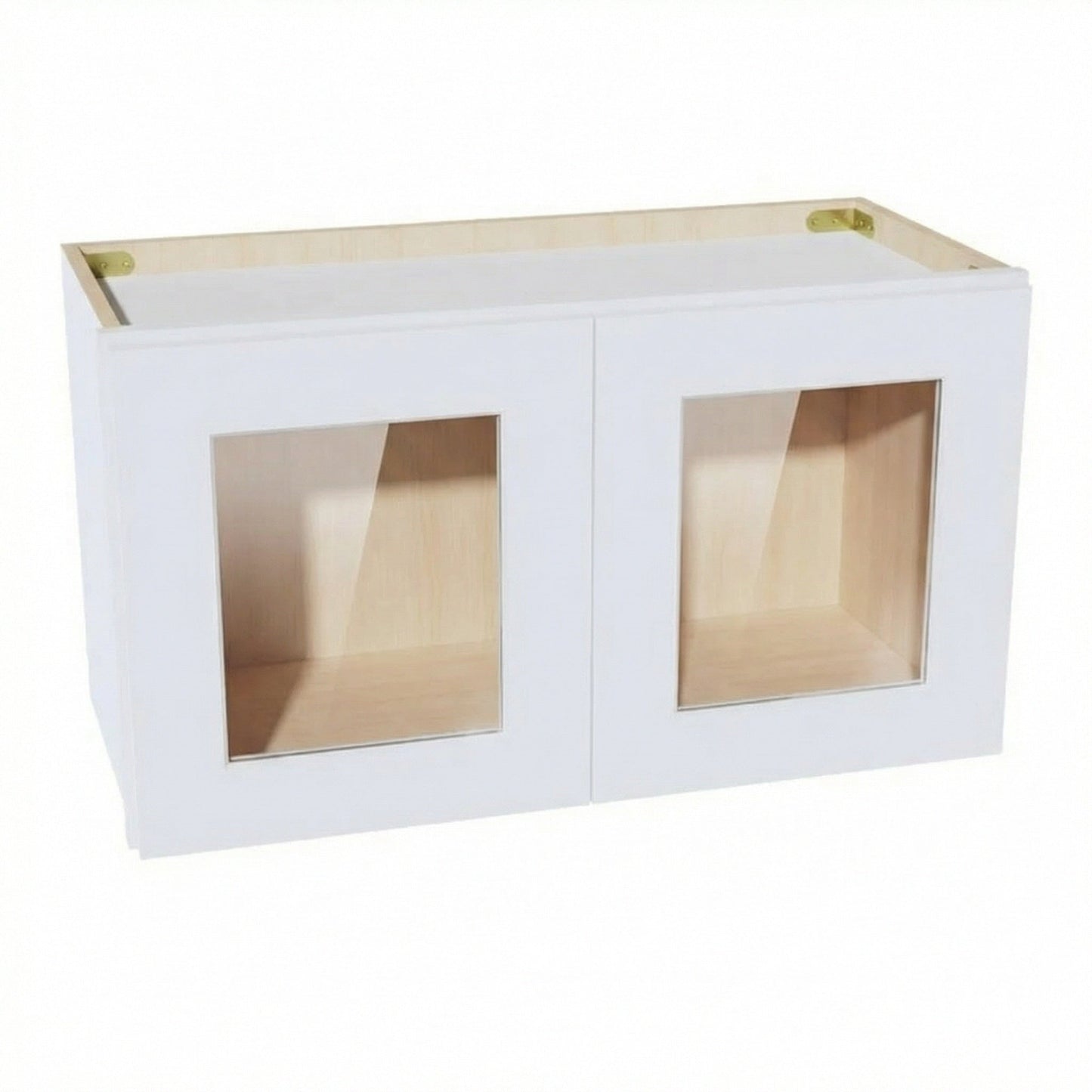 Shaker Bridge Wall Cabinet 27" (W2715GD) · Ardelle - White - Hero