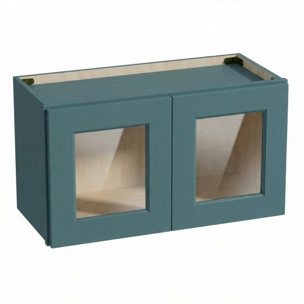 Shaker Bridge Wall Cabinet 27" (W2715GD) · Tallis - Fairy Green - Hero