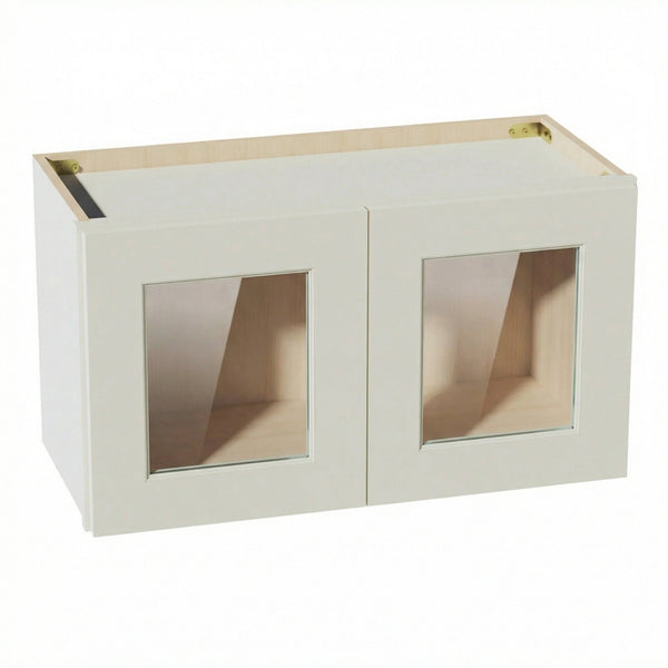 Shaker Bridge Wall Cabinet 27" (W2715GD) · Tallis - Swan White - Hero