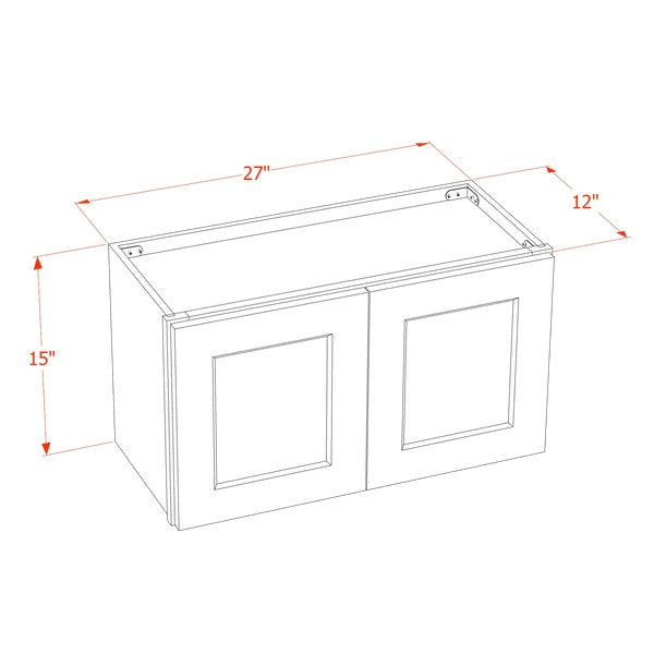 Shaker Bridge Wall Cabinet 27" (W2718) · Ardelle