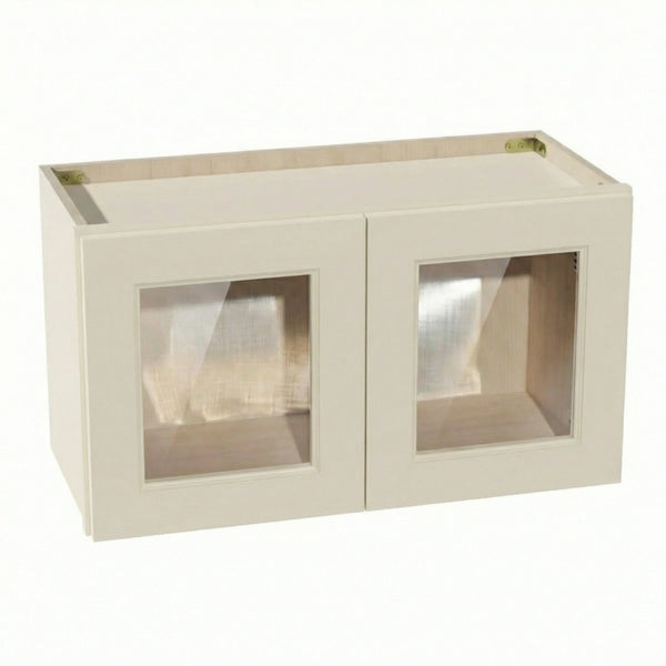 Shaker Bridge Wall Cabinet 27" (W2718GD) · Tallis - Swan White - Hero