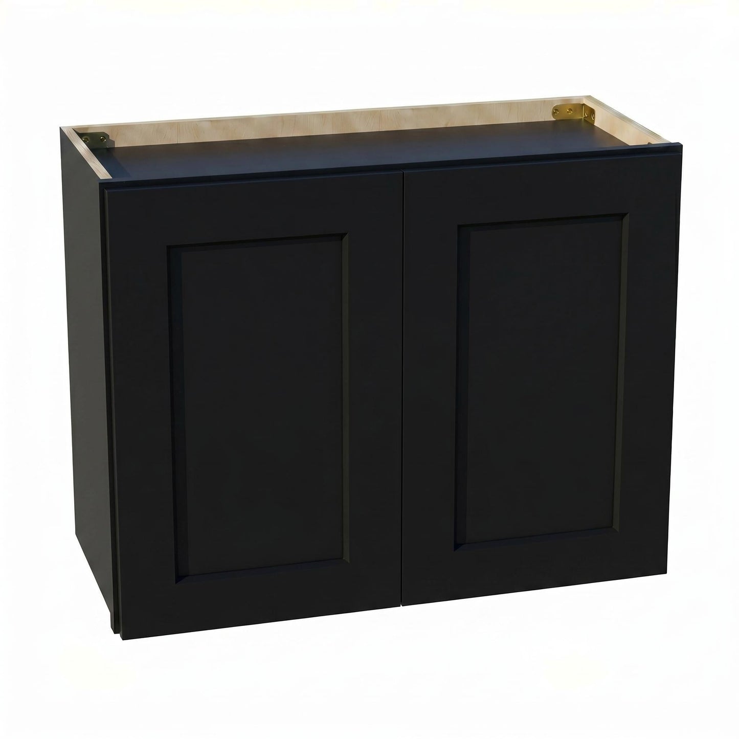 Shaker Bridge Wall Cabinet 27" (W2721) · Ardelle - Ebony - Hero