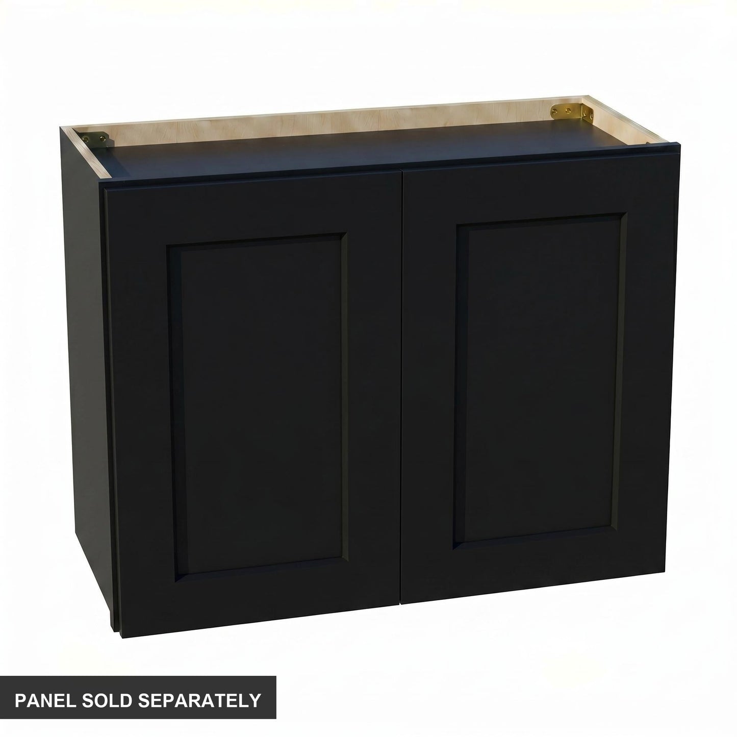Shaker Bridge Wall Cabinet 27" (W2721) · Ardelle - Ebony - Product
