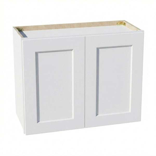 Shaker Bridge Wall Cabinet 27" (W2721) · Ardelle - White - Hero