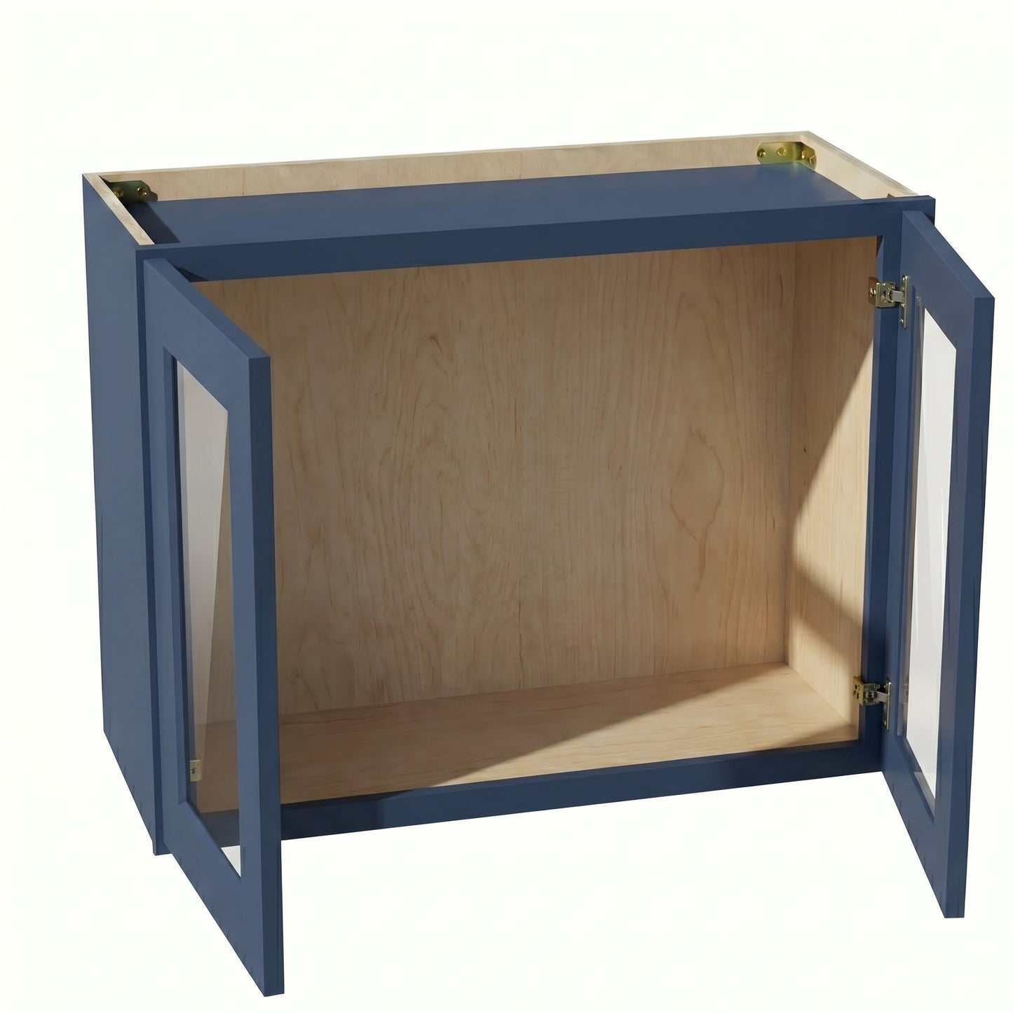 Shaker Bridge Wall Cabinet 27" (W2721GD) · Ardelle - Blue - Interior